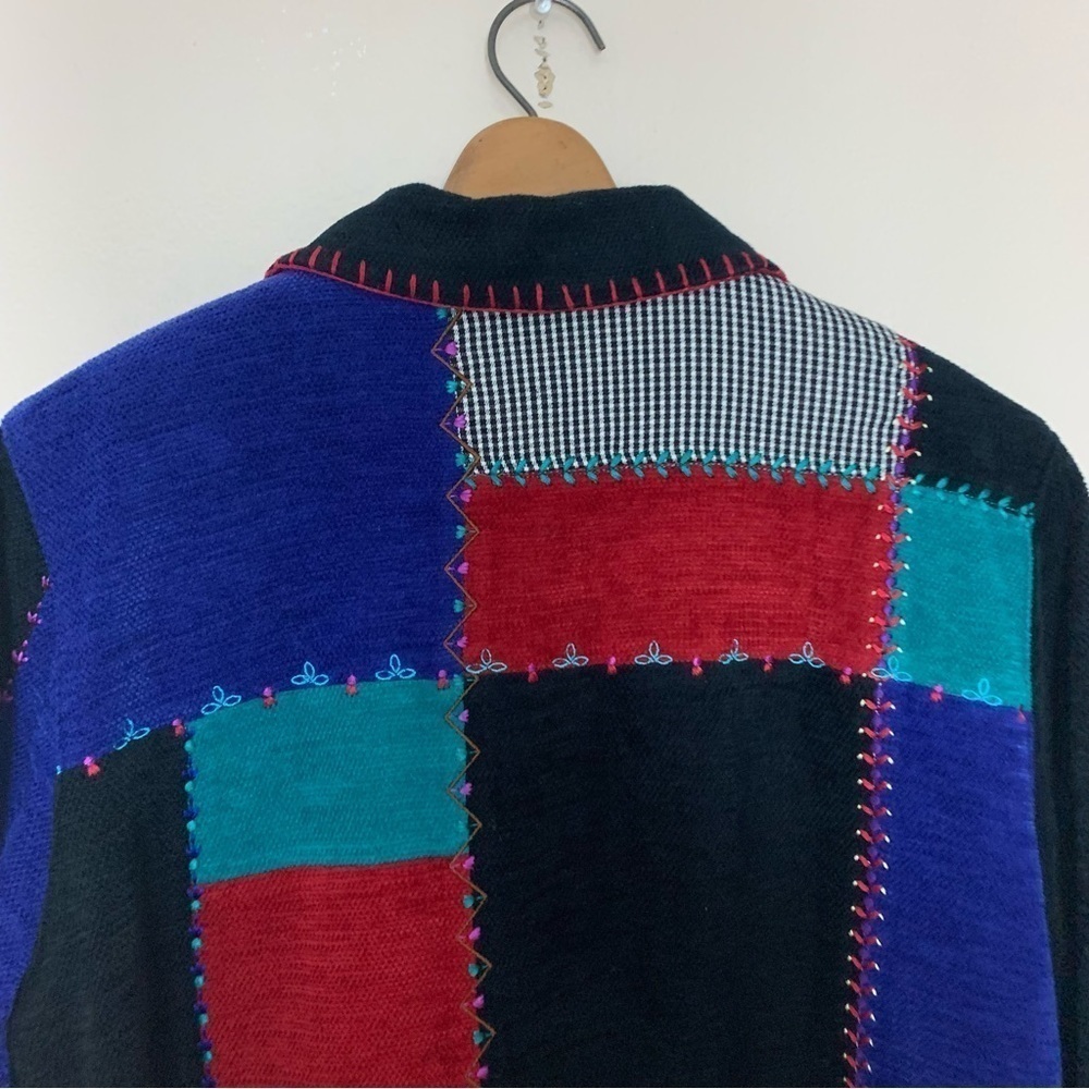 [Koret] Medium Mutli Color Print Patchwork Vintag… - image 8